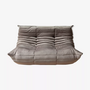 Togo Sofa 2-Seater Velvet Warm Grey 0