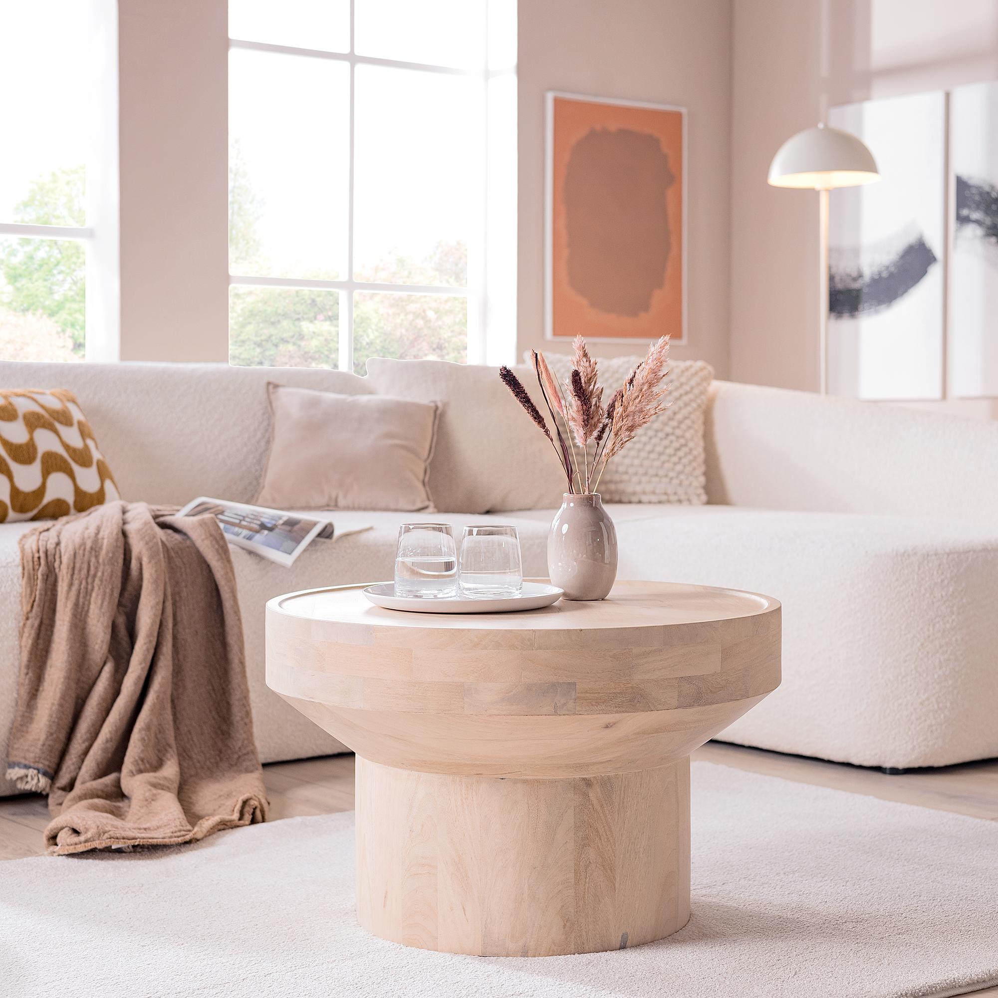 Coffee table SPUNK solid mango wood 4