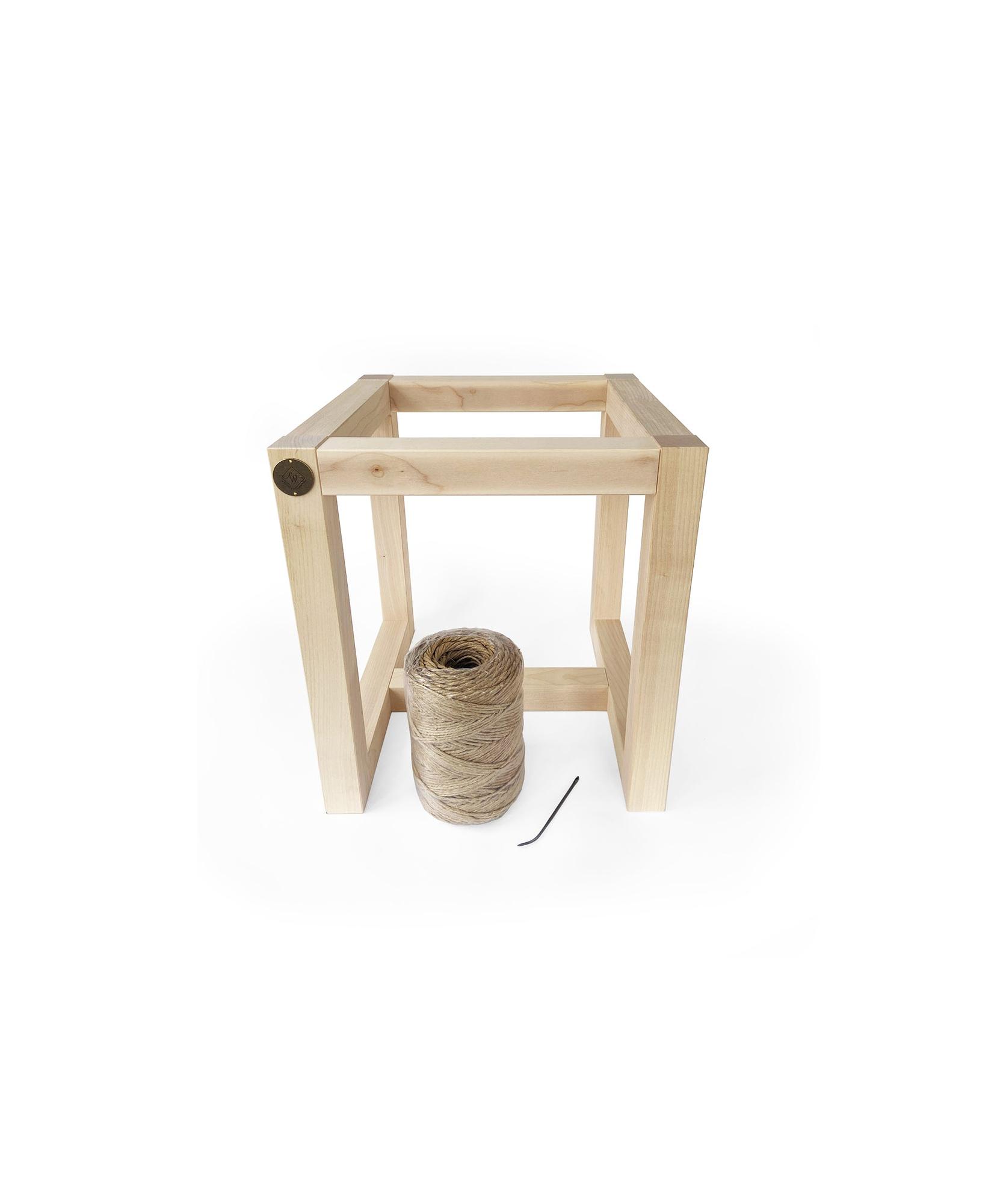 DIY-Hocker aus Korbgeflecht 0