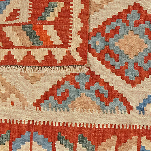 Kilim Gashgai Teppich Mehrfarbig 4