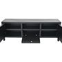 Sideboard Teakholzfurnier Schwarz 3