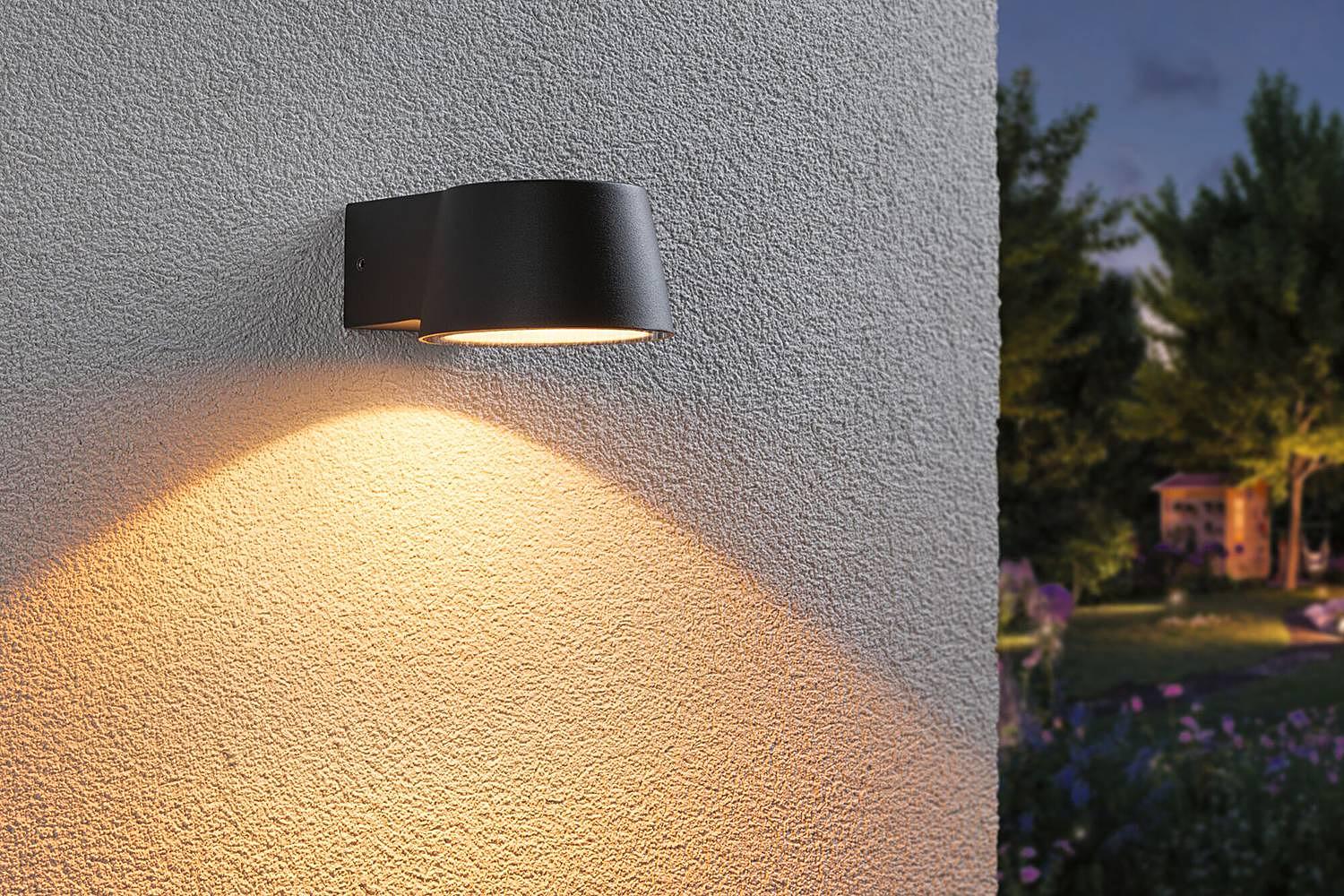 Capea Wandleuchte Aluminium Grau 1-flammig 3