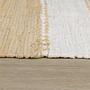 Kurzflorteppich Maher Baumwolle Beige 3
