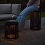 Pingi Battery-powered floor lamp Polyester Black 2