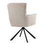 Salvin Swivel Armchair Set of 2 Beige 4