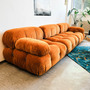 Camaleonda Sofa Chenille Stoff Orange Curry 3