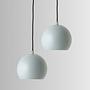 Ball Pendelleuchte Matt Aqua Grün Ø18cm 1