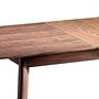 Extendable Dining Table Brown 4