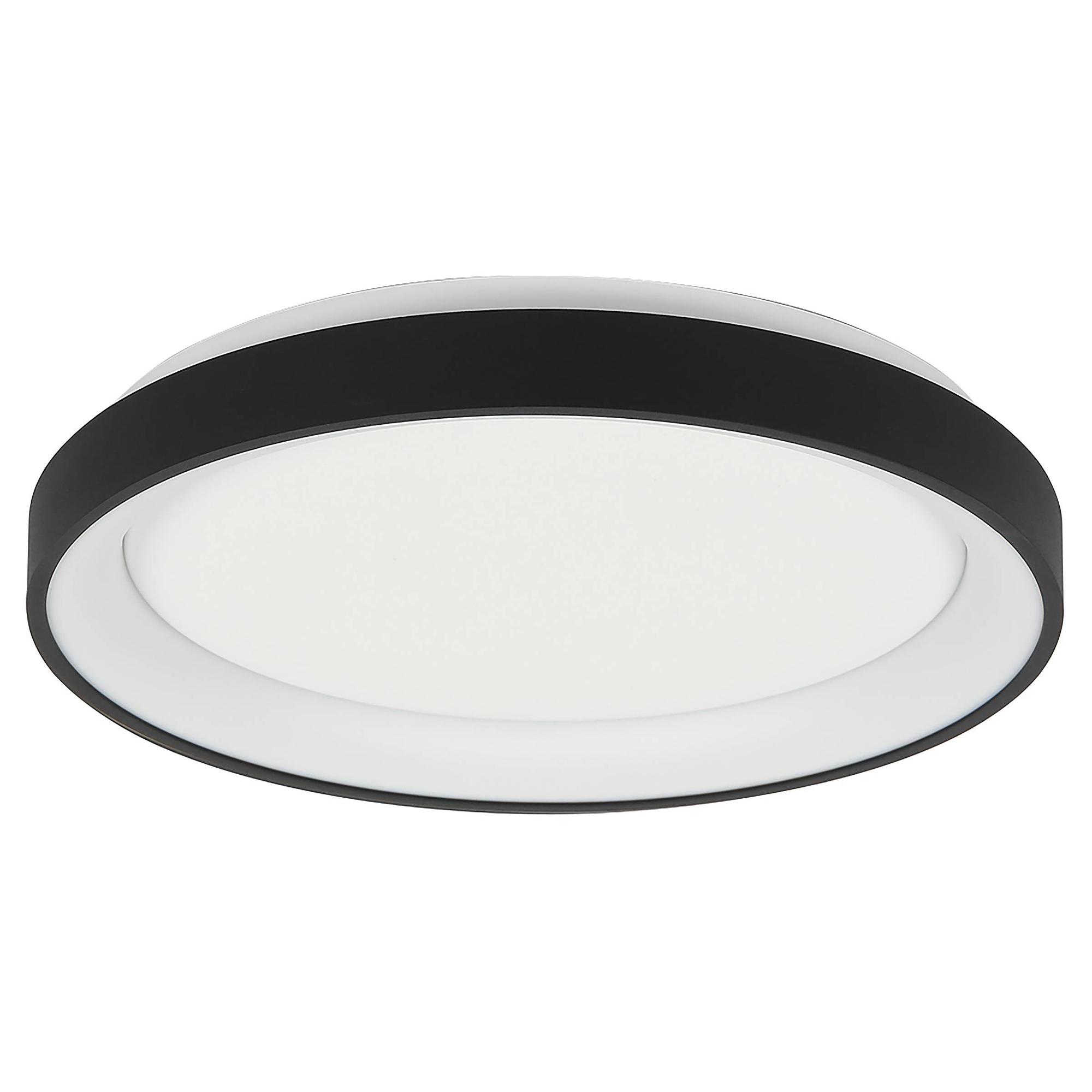 Ringlede Deckenleuchte Schwarz 4