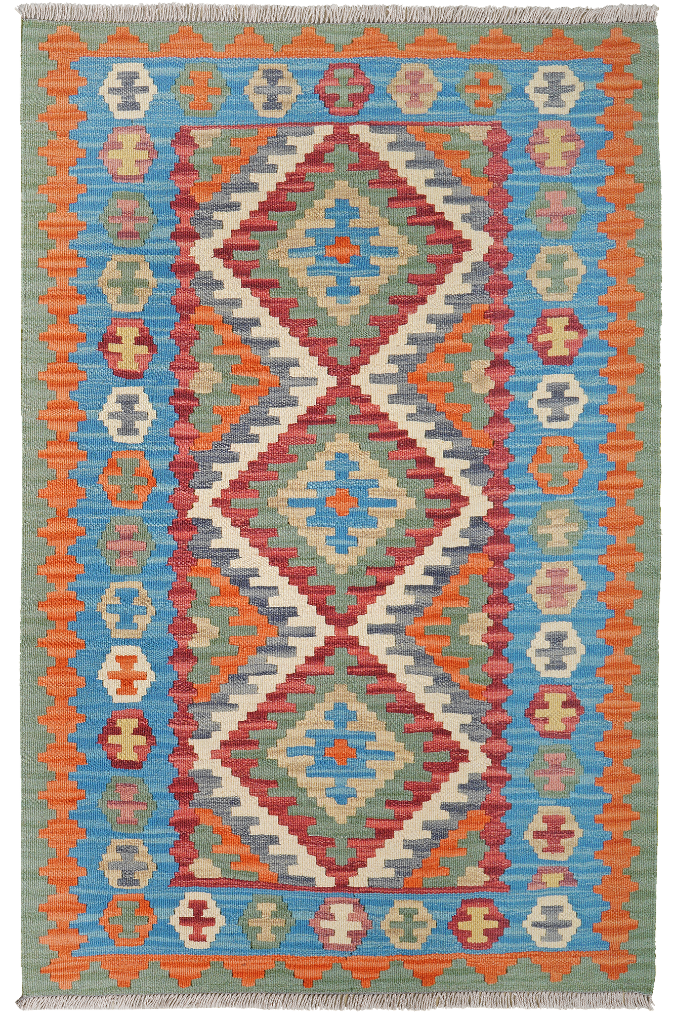 Tappeto Kilim Gashgai Lana Multicolore 0