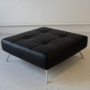 Vintage Pascal Mourgue Smala Sofa und Hocker Schwarz 9