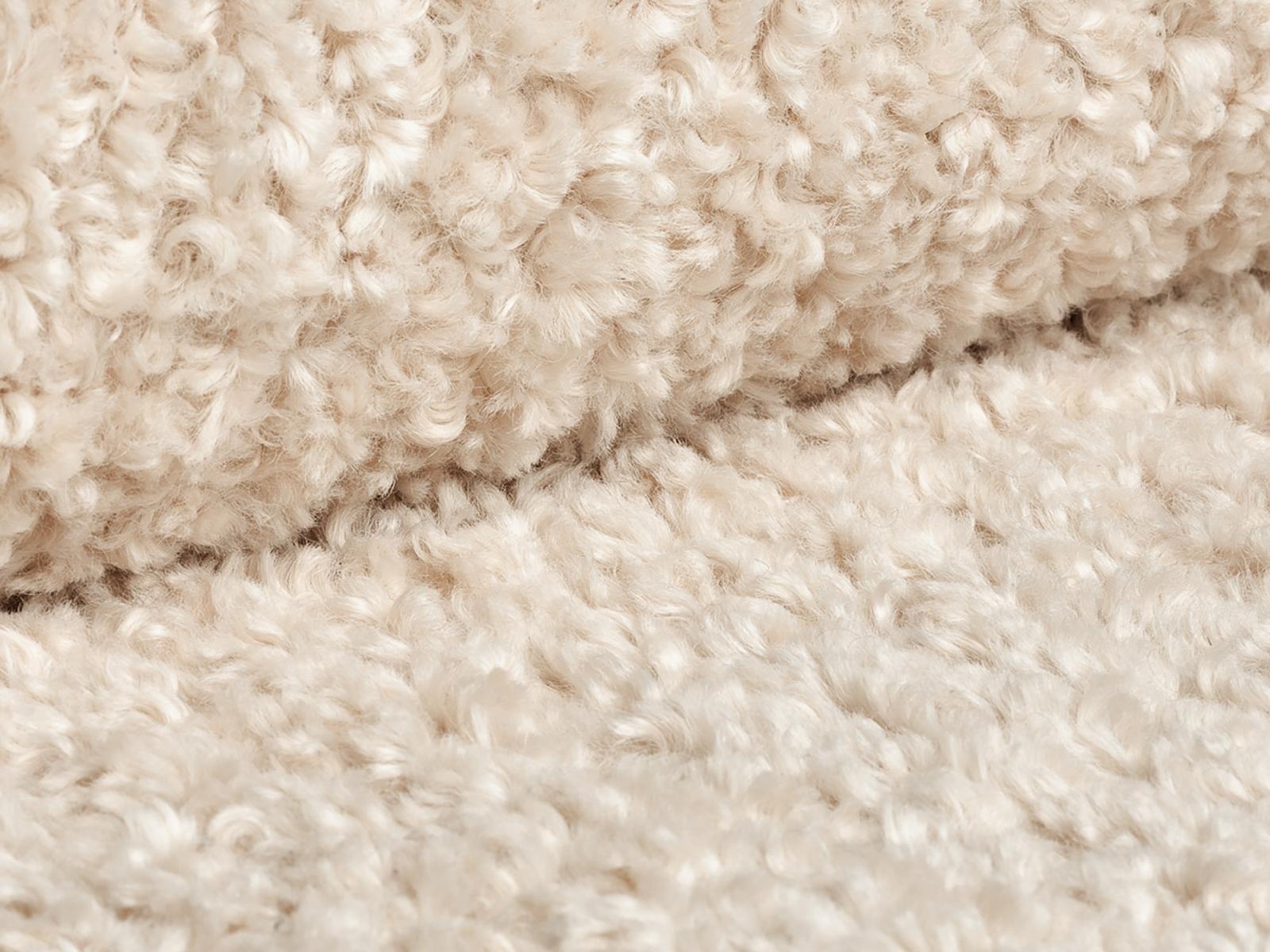 Pouf Dia Velvet 1-Seater Beige 2