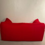 Vintage Mario Bellini La Bambole Sofa Textil Rot 3