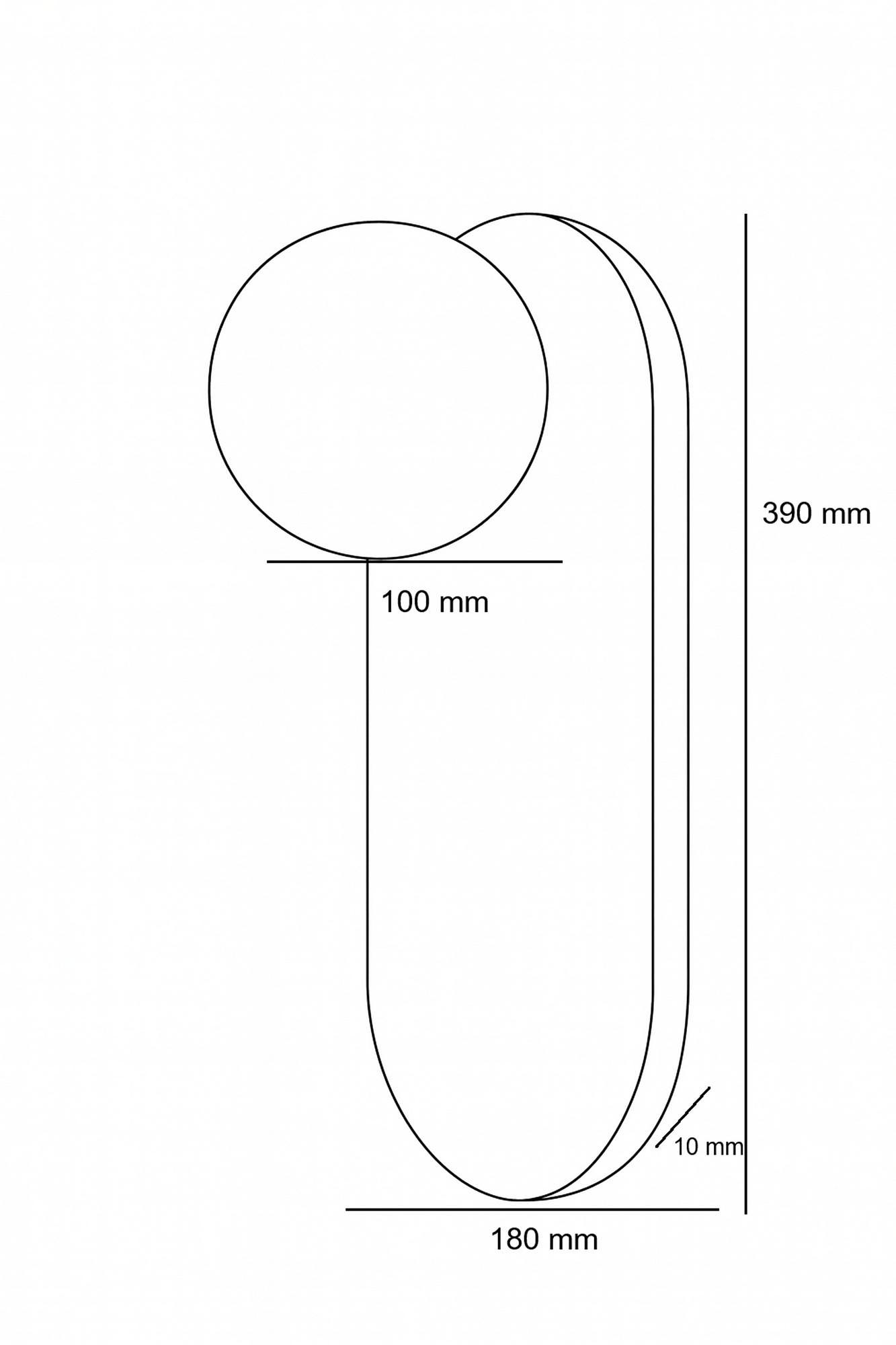 Tor Wandleuchte Travertin Weiß 7