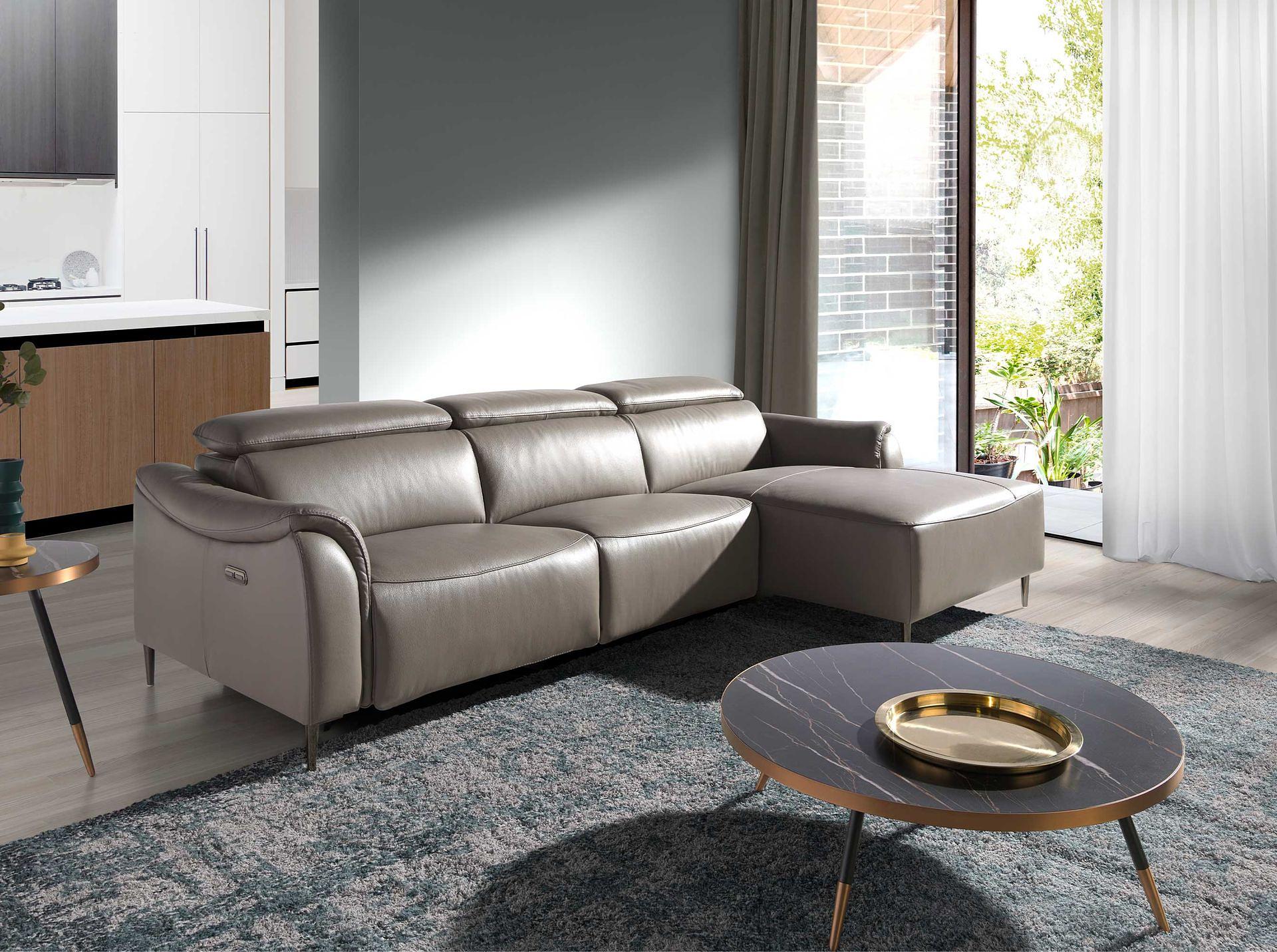 Runder Couchtisch Marmor Stahl 6