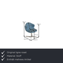 2x Alster Stuhl Stoff Blau 1