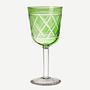 4x Tie Up Wine Glasses Set Multicolor 3