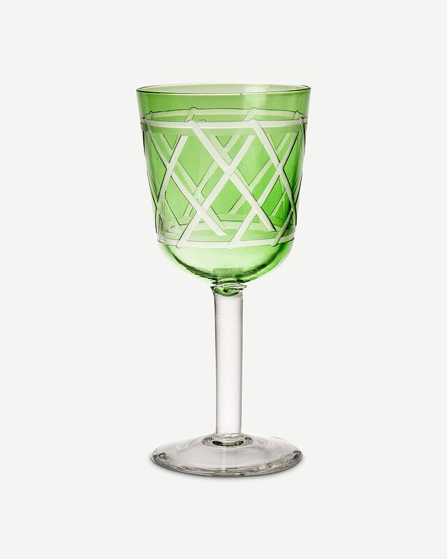 4x Tie Up Wine Glasses Set Multicolor 3