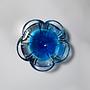 Vintage Bohemian Ashtray Blue 1970s 4