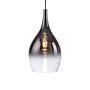 Pilua Pendant Lamp Smoked Glass Iron 1-Light 0