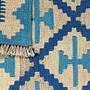 Kilim Gashgai Teppich Blau 4