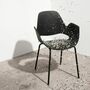 FALK Stuhl Aluminium Pulverbeschichtet Kunststoff Terrakotta 1