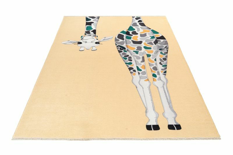 Greta Teppich Giraffe Baumwolle 115 x 170 cm 2