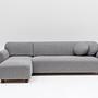 Eddy corner sofa left light grey 5