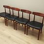 4x Vintage Dining Chair Teak Wood 1960s 3