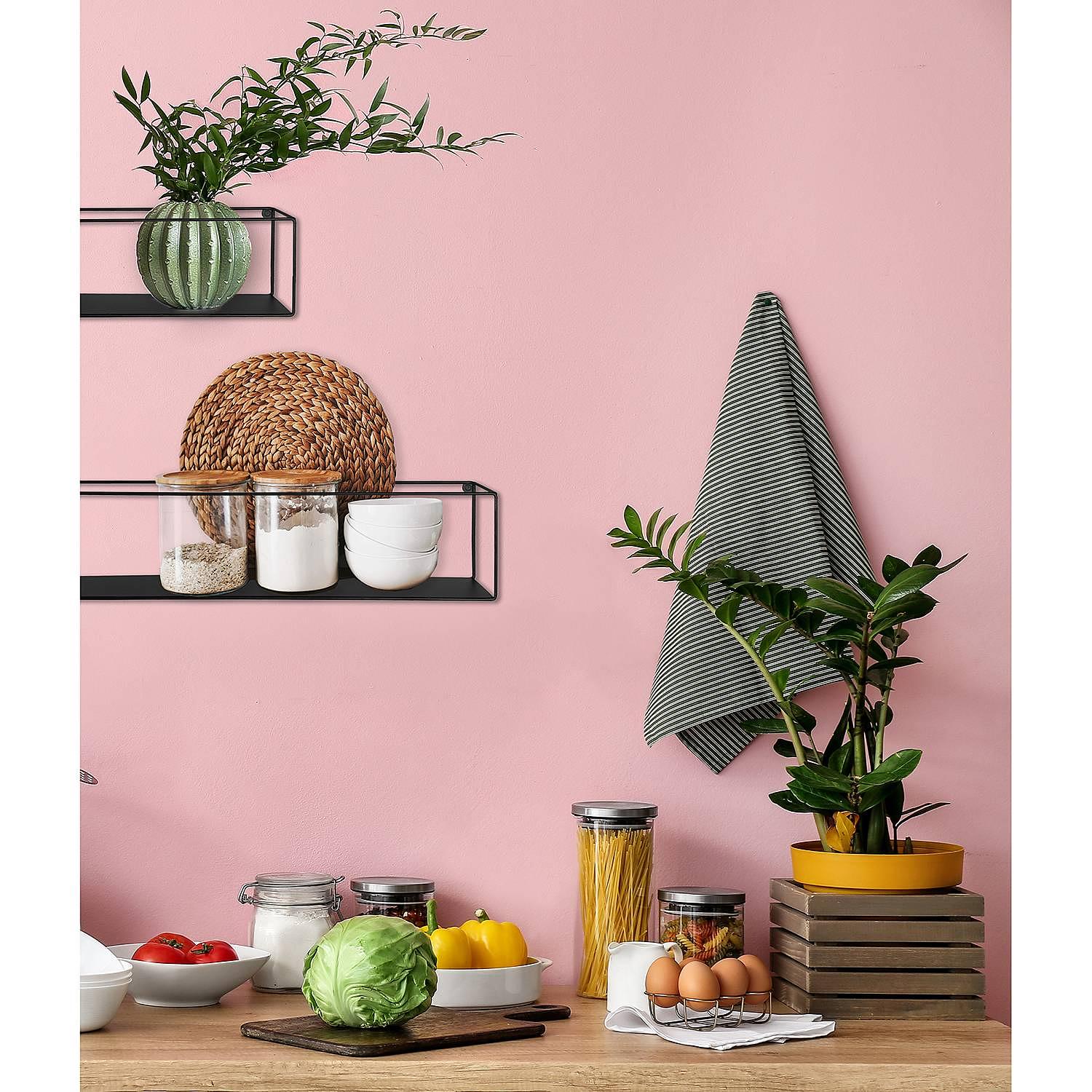 2x Tarifa Shelf Metal Black 2