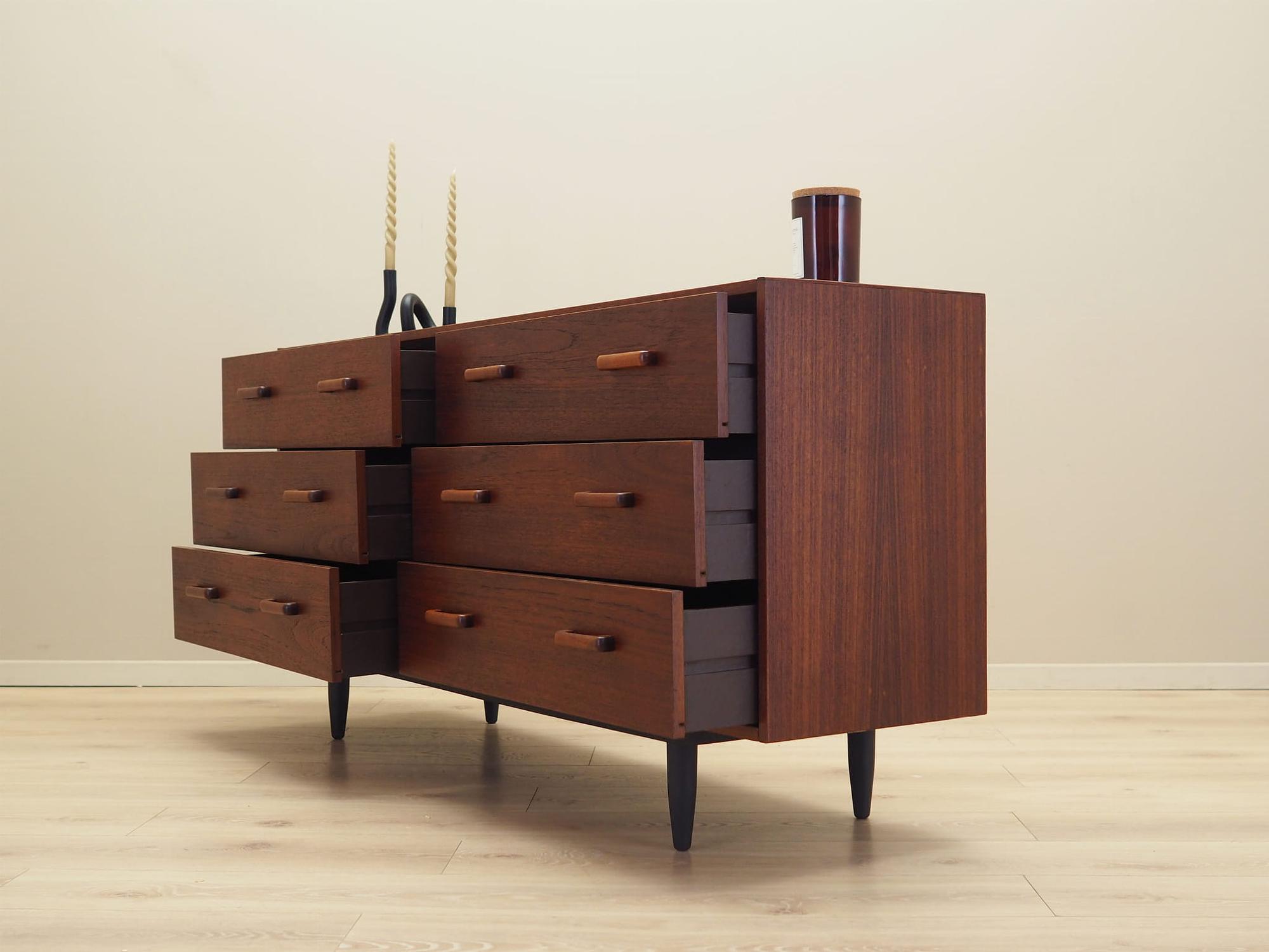 Chest of drawers Teak 1970s 3