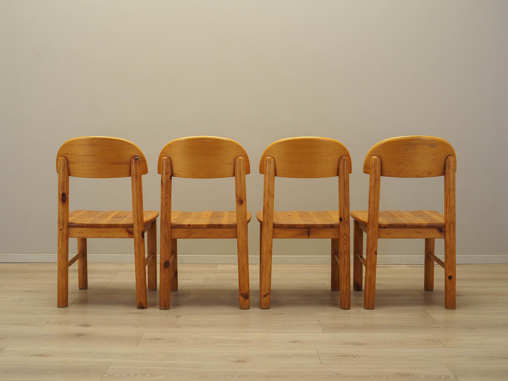 Chair Set 4-piece Brown 1960s 13