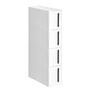 Badregal Mansura mit 4 Schubladen Grau 1