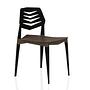 Flecharo Dining chair Plastic Black Brown 3