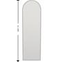 Emma Freestanding mirror White 50cmx 160cm 5
