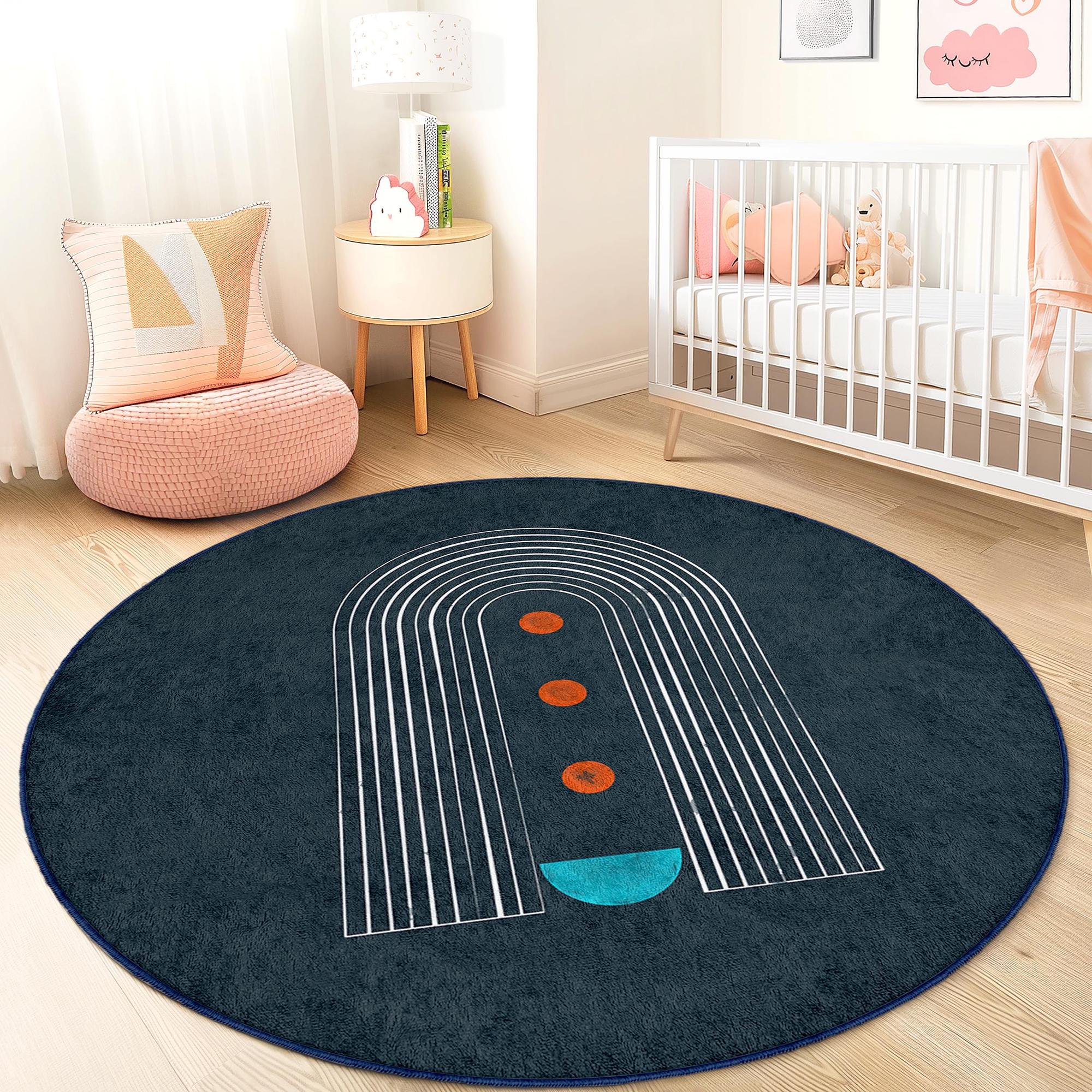 Rainbow Children's play mat Multicolored Ø180cm 1