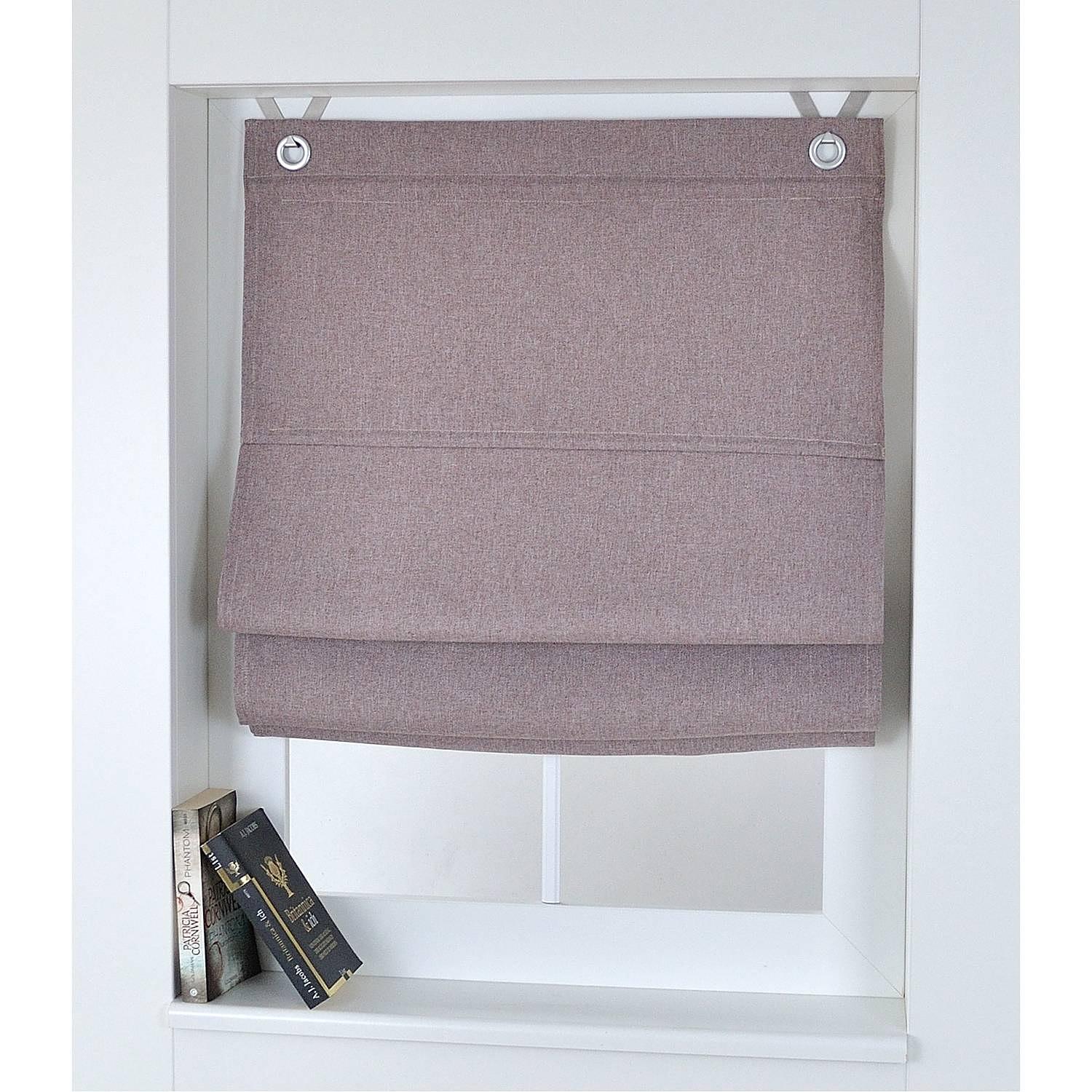 Ösenrollo Bessy I Polyester Braun 80 x 130 cm 2