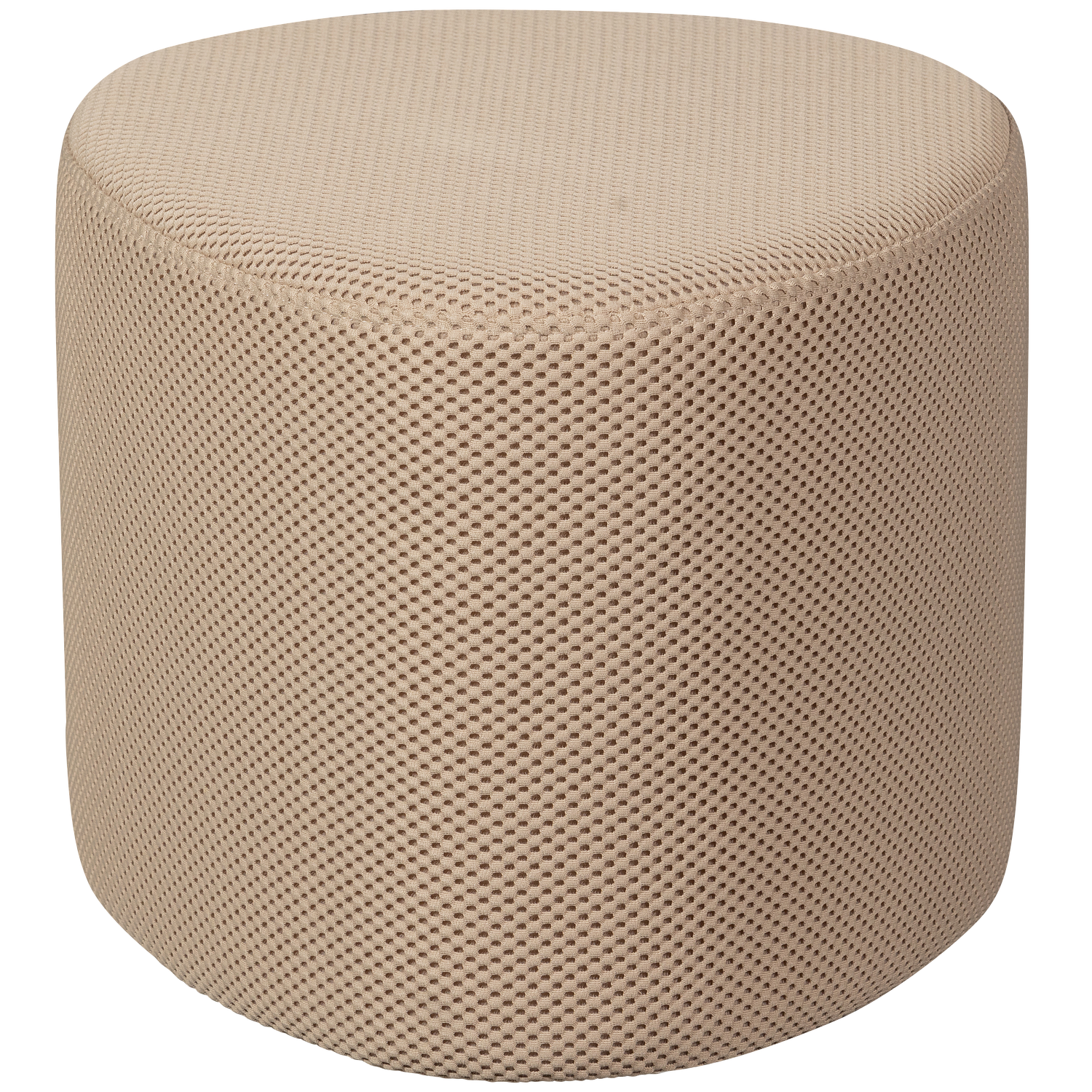 2x Puuk Footstool Woven Light Brown 2