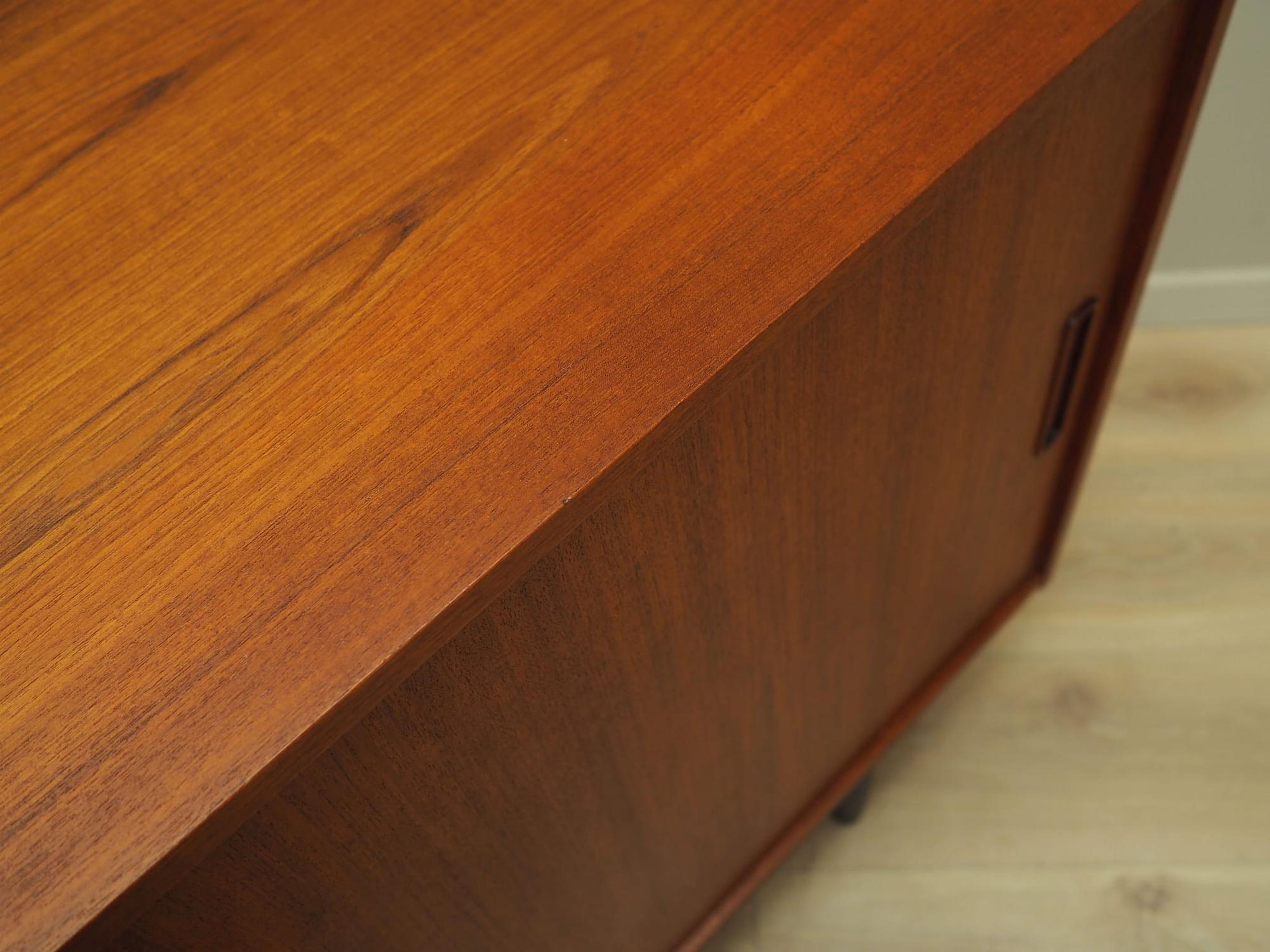 Vintage Sideboard Teak wood Brown 1970s 13
