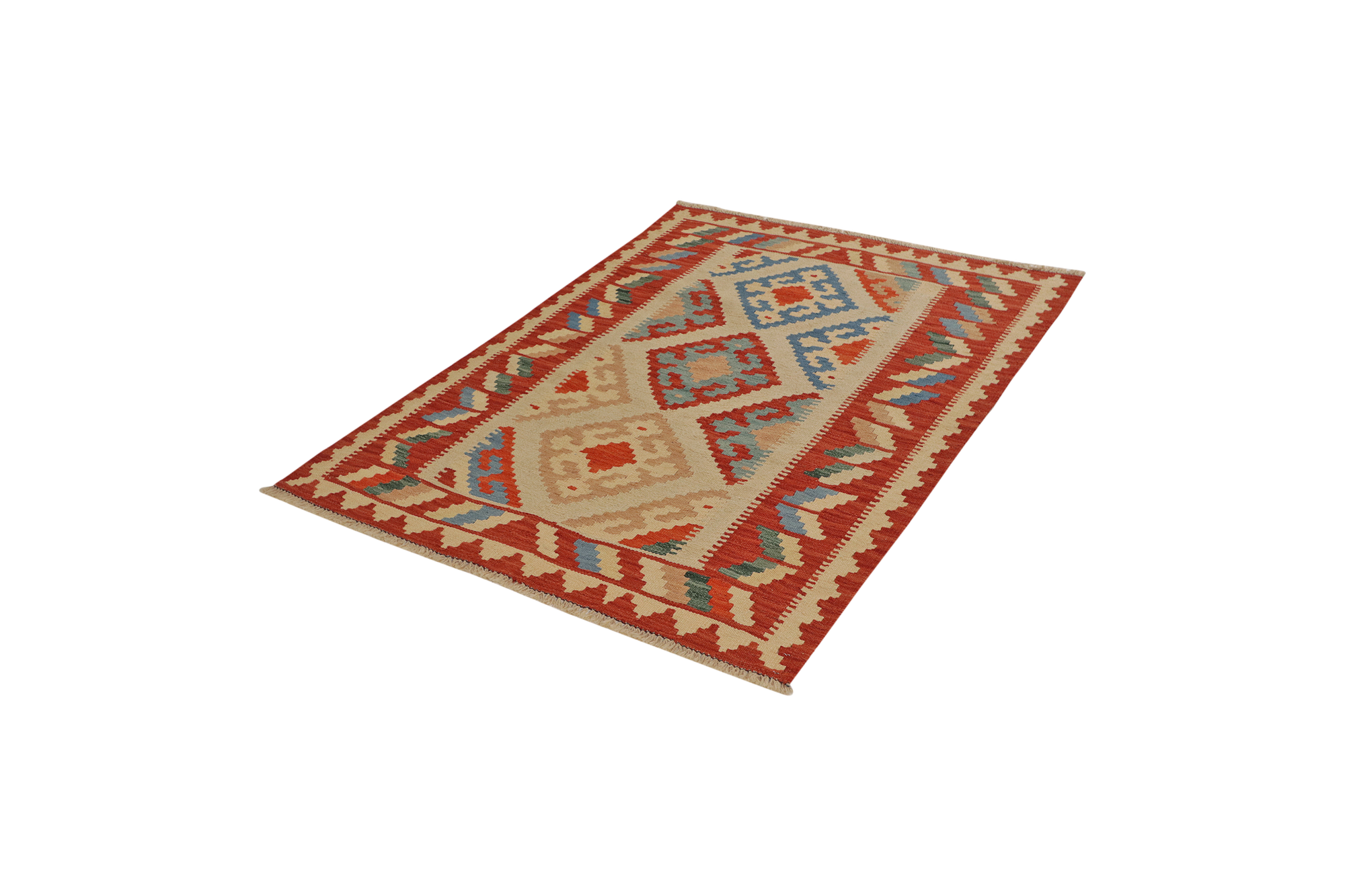 Kilim Gashgai Teppich Mehrfarbig 3