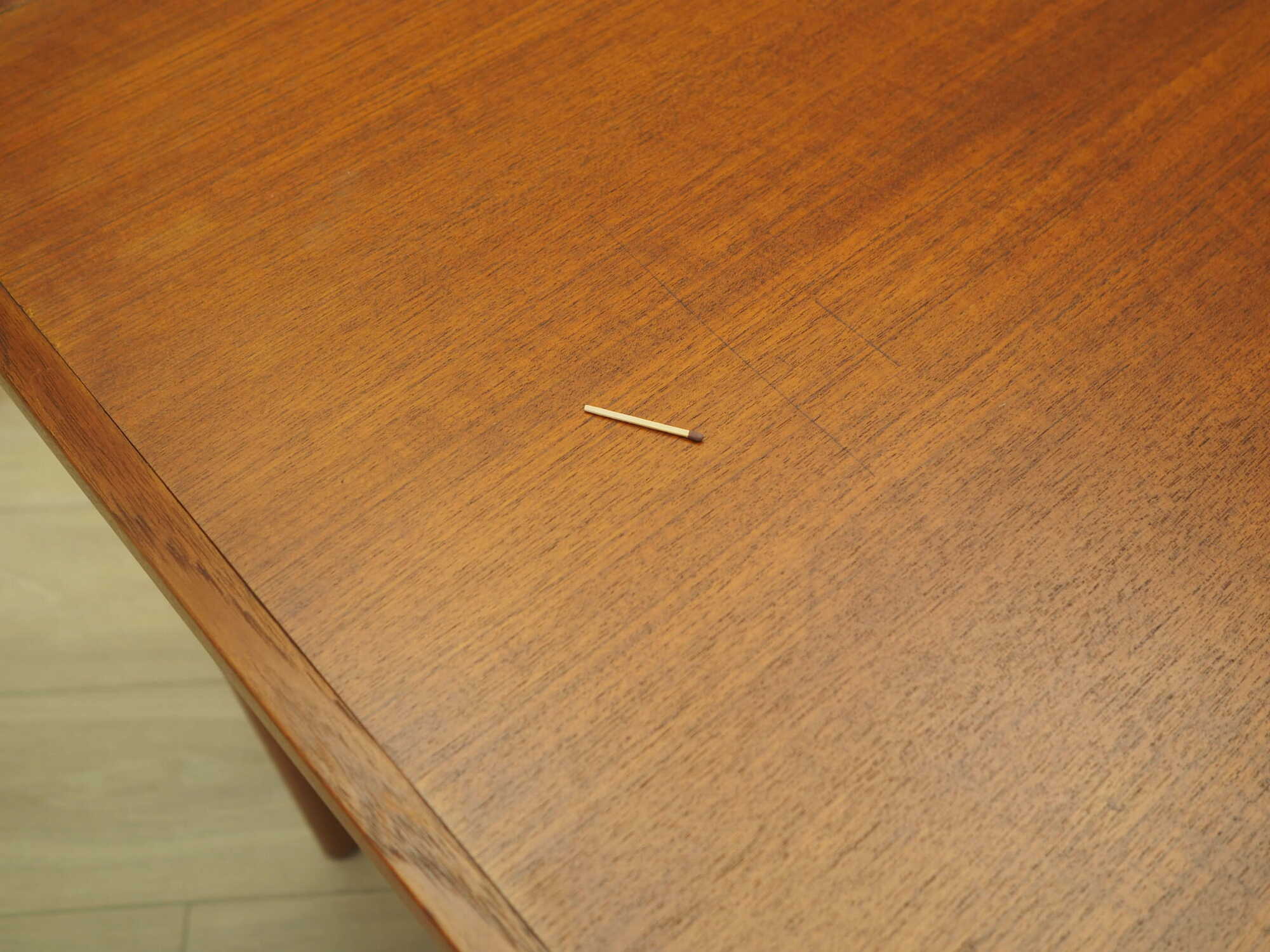 Desk Teak Wood Brown 1960s 8