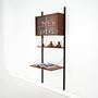 Teak-Wandmöbel PS System Braun 1960er Jahre 2