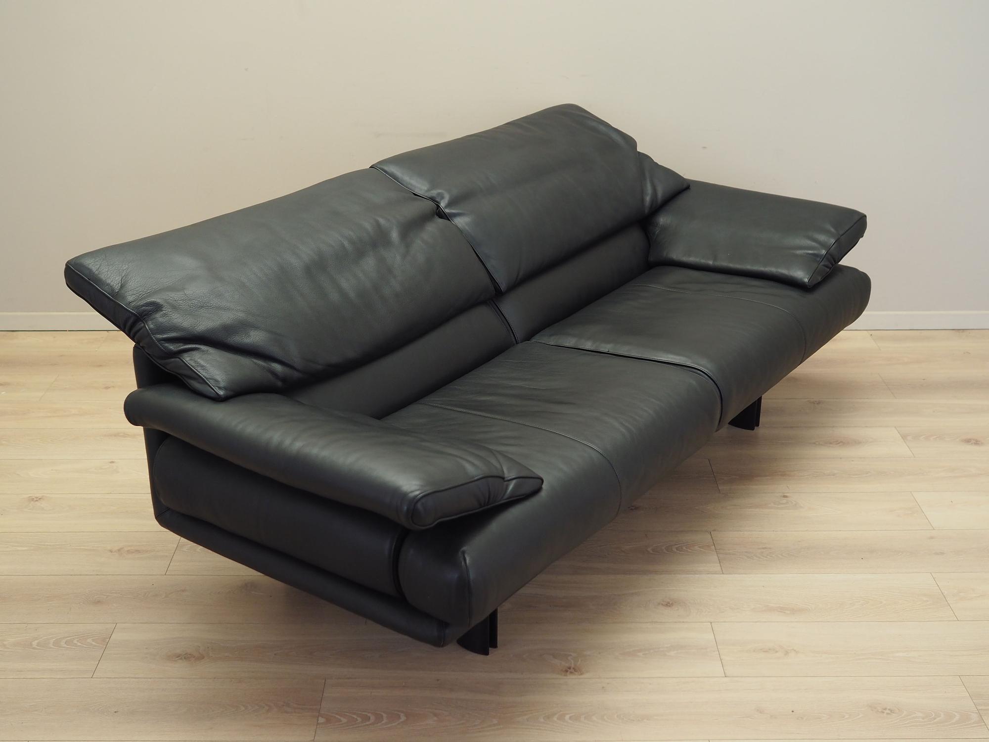 Alanda Sofa Leder 1980er Jahre 8