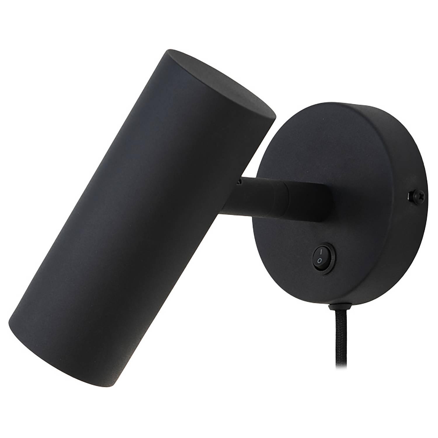 Wall lamp Paris Steel 1-bulb Black 1