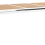 Nofi 2.0 Extendable Garden Table Metal Wood White 1