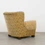 Armchair Textile Wood Yellow 1960s 6