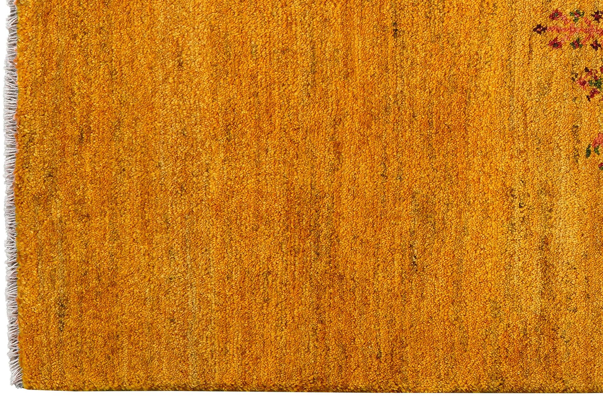 Gabbeh Teppich Orange 1