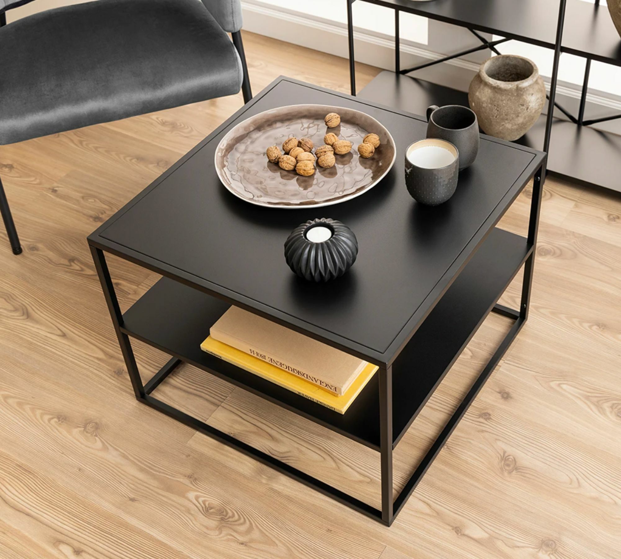 Couchtisch Metall Schwarz 1