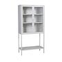 Misha Cabinet with Shelf White 1