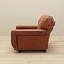 Sessel Leder Braun 1970er Jahre 3